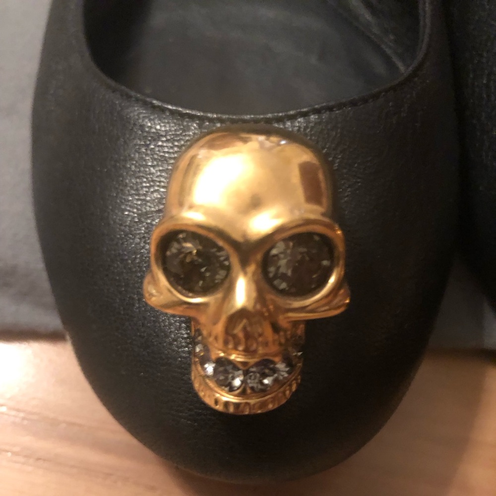 Alexander McQueen Skull leather flats - Picture 2 of 9
